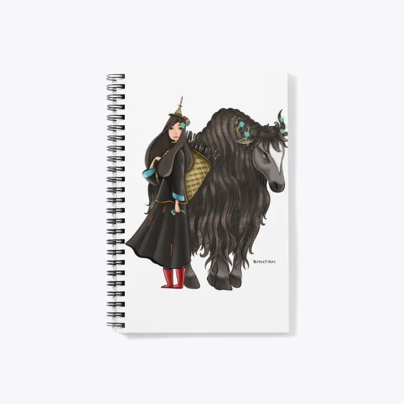 Girl with Yak